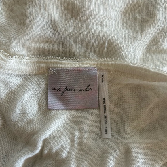 Out From Under Dolly Lace Buttoned Tank Top Size SP - Picture 4 of 5